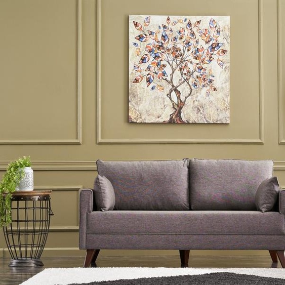 Hanah Home, Bella- BLC2581, Marron, Canapés-lits, Cadre : Sapin & MDF