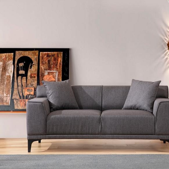 Hanah Home, Petra- ARE1525, anthracite, canapés-lits, structure : bois de hêtre / panneaux de particules