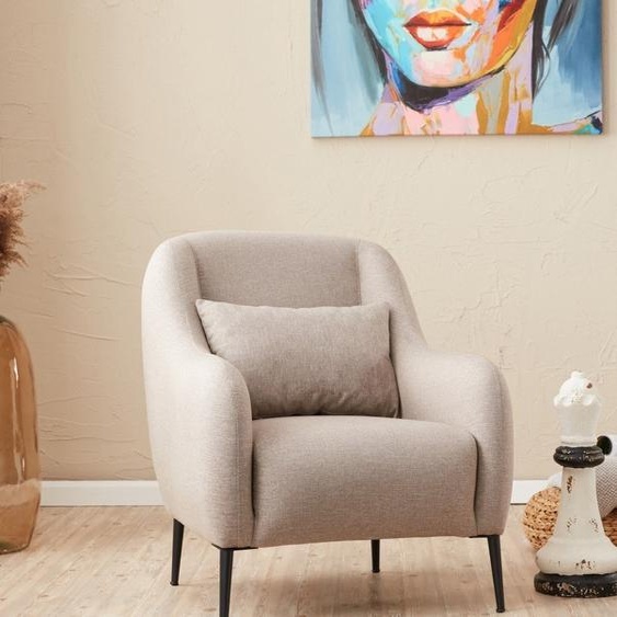 Hanah Home, Venus- BLC2744, Sahne, Canapés-lits, Cadre : 100% bois de hêtre