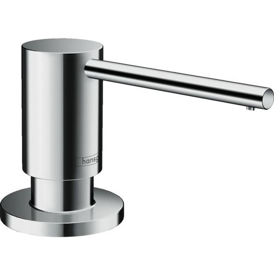 hansgrohe A41 Distributeur de liquide vaisselle, rosace ronde, haut. bec 71 mm Chromé