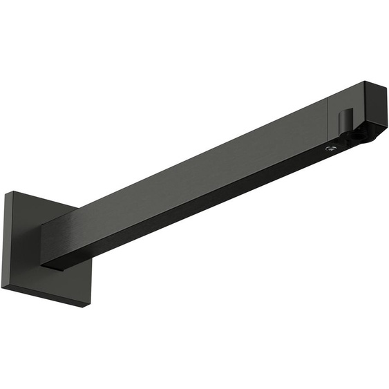 hansgrohe Bras de douche E, 39 cm, chrome noir brossé, 1 pièce.