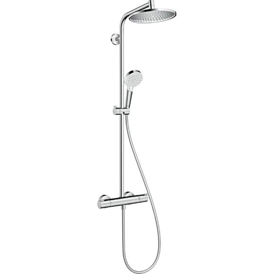 hansgrohe Crometta S Colonne de douche 240 1jet EcoSmart avec mitigeur thermostatique Chromé