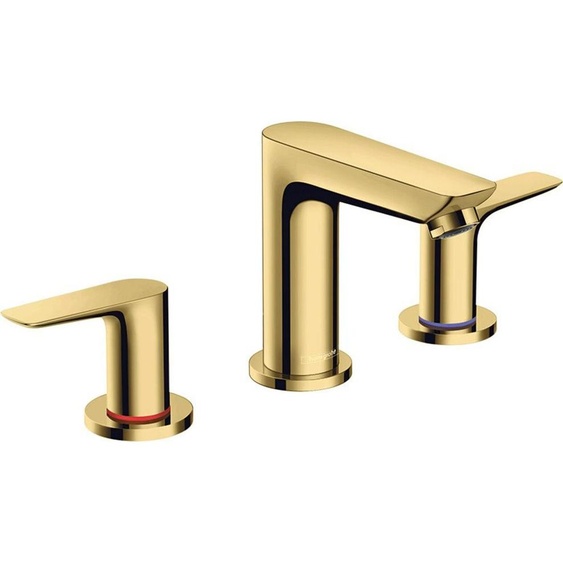 Hansgrohe Mélangeur de lavabo 3 trous Talis E Polished Gold Optic, 71733990