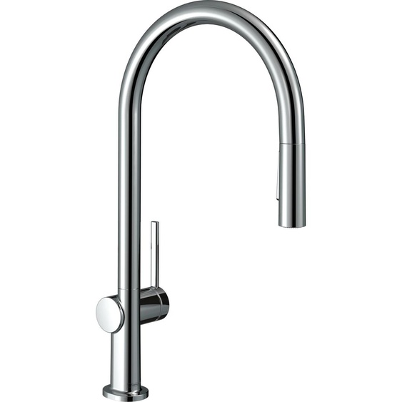 HANSGROHE Mitigeur de cuisine 210 avec douchette extractible 2 jets chromé Talis M54
