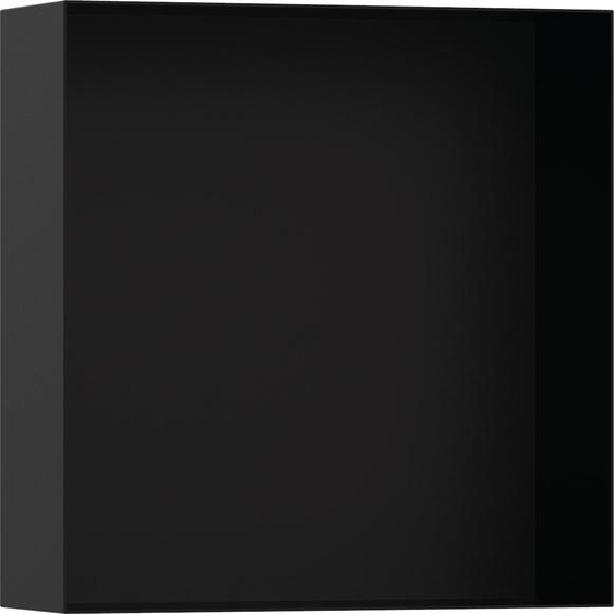 hansgrohe XtraStoris, niche murale minimaliste sans cadre, 300/300/100, finition noir mat