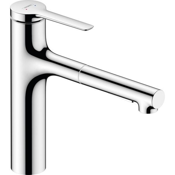 HANSGROHE Zesis M33 Mitigeur de cuisine 160 avec douchette extractible 2 jets chromé 74801000