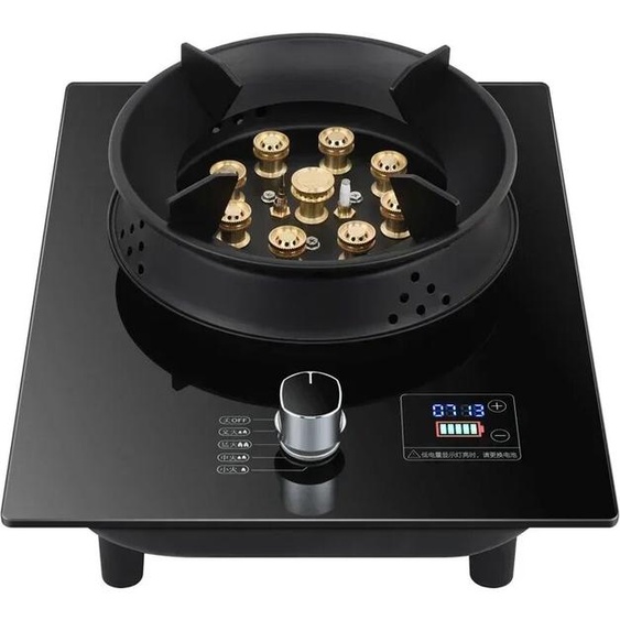 HAOYUNMA Cuisinière à gaz cuisinière simple liquéfié pétrole bureau intégré cuisinière naturelle unique ménage feu féroce A