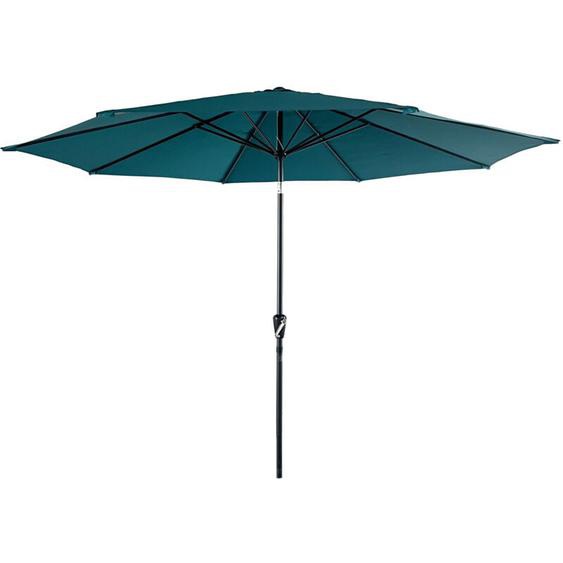 Happy Garden - Parasol droit hapuna rond 3,30m de diamètre bleu