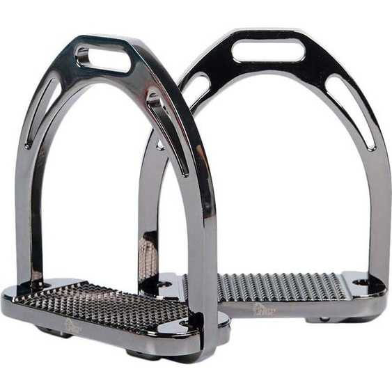 Harrys Horse étrier aluminium noir 12 cm noir 12 cm