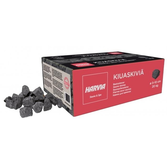 Harvia AC3000 Pierres de taille pour sauna 20 kg 5 - 10 cm pour poêle électrique et poêle à bois