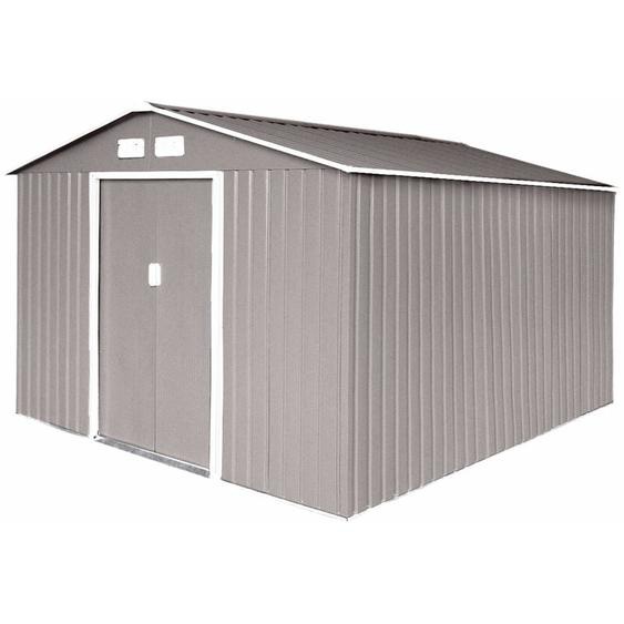 Xxxl Métal Abri de jardin Maison Remise 15 m³ gris clair