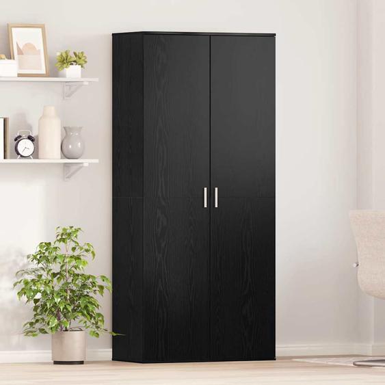 Haut de Mobilier Chêne noir 80 x 39 x 178 cm Bois dingénierie