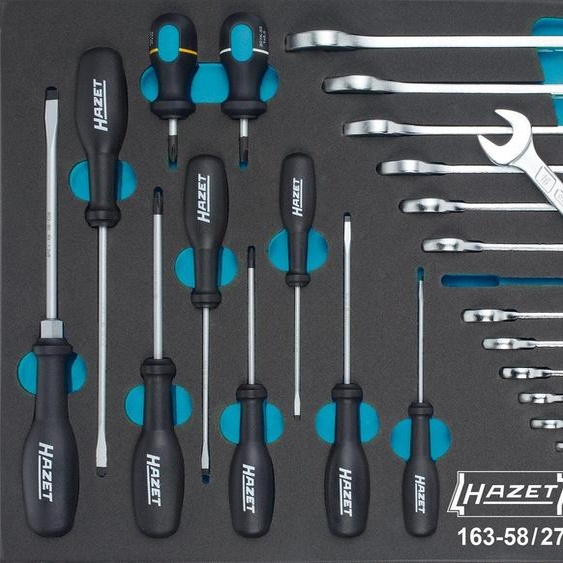 HAZET 163-58/27 Jeu doutils mécaniques 27 outils