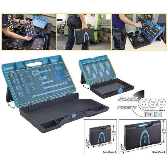 HAZET 165-L - Schwarz - Blau - Acrylnitril-Butadien-Styrol (ABS) - 235 mm - 355 mm - 65 mm - 900 g