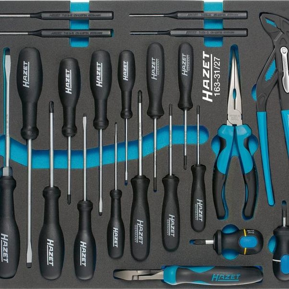 HAZET Jeu doutils tournevis, pinces, etc. 163-31/27 (163-31/27)