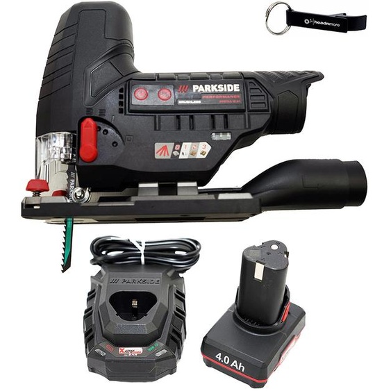 Scie sauteuse sans fil PARKSIDE PERFORMANCE® 12 V / scie sauteuse PPSTKA 12-Li avec batterie (4 Ah) et chargeur (2,4 A)