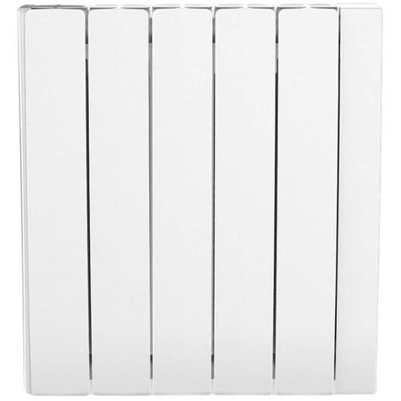 Heatzy - Radiateur électrique 1000W - Connecté Wifi - pierre naturelle - inertie sèche - affichage digital - Blanc - Onyx