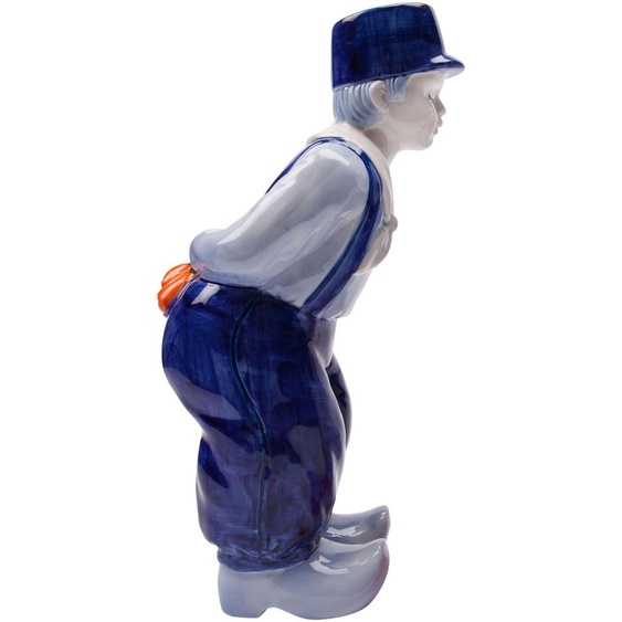 Heinen Delfts Blauw – Couple de fermiers enlacés, grande taille