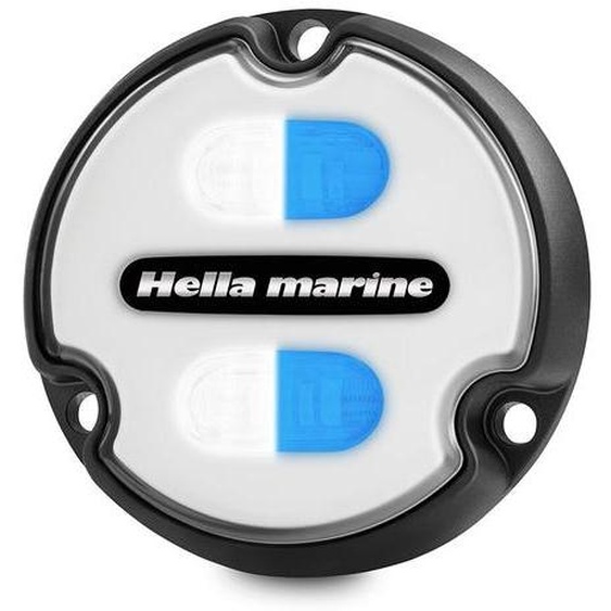 Hella Marine pelo A1 Polymer White/Blue Underwater Light White Lens Deck Light