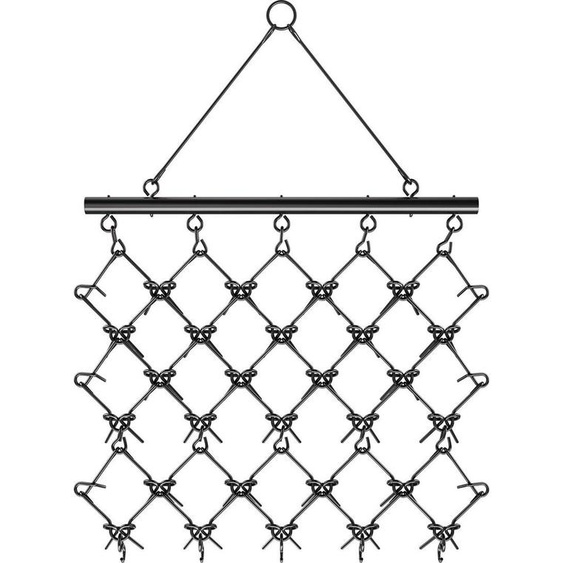 Herse traînante 5,8 x 4,8 pieds Herse à chaîne Tracteur tout-terrain Râteau à gazon pour nivellement paysager