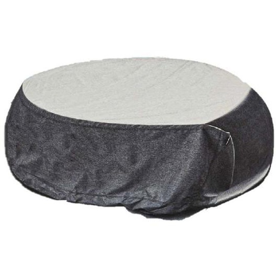 Hespéride - Housse de protection pour table ronde HAMBO - 200 x 200 x 80 cm - Gris