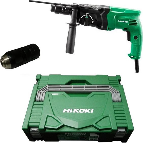 HiKOKI Marteau perforateur burineur SDS Plus 730W mandrin interchangeable DH24PMHW1Z