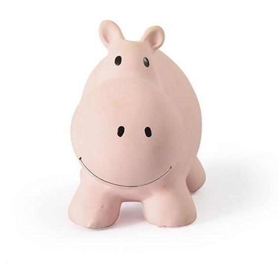 Hippopotame En Caoutchouc Naturel Rose
