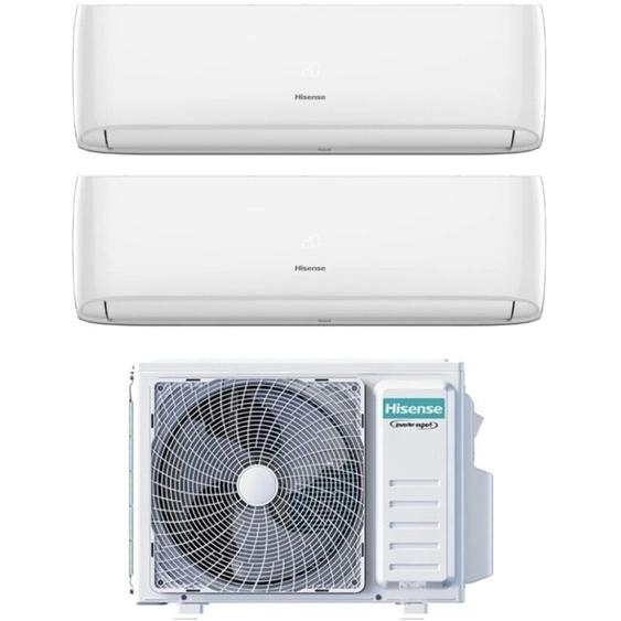 Hisense Dual Split rèversible Air Conditioner Series HI-COMFORT 9+12 avec 2AMW42U4RGC R-32 Wi-Fi Integrated 9000+12000 - Nouveau