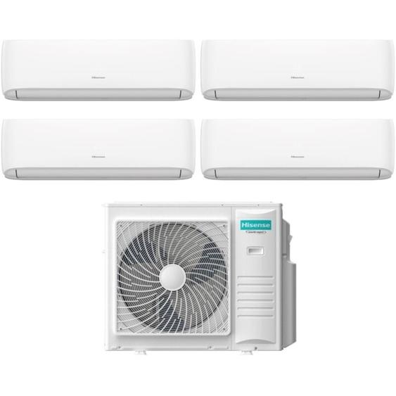 Hisense - Quadri Split rèversible Air Conditioner Series hi-comfort 9+9+9+12 avec 4AMW81U4RAA R-32 Wi-Fi Integrated 9000+9000+12000 - Nouveau