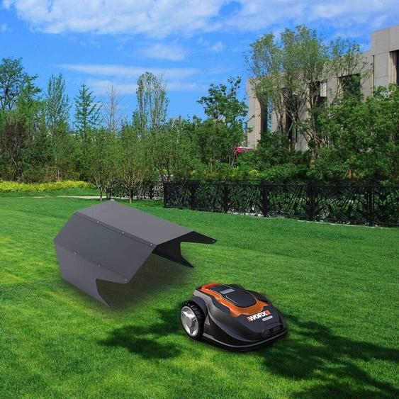 HMGL03 Abri pour robot tondeuse en acier galvanisé Garage Carport Toit Protection extérieure 55X70X40cm - Bc-elec