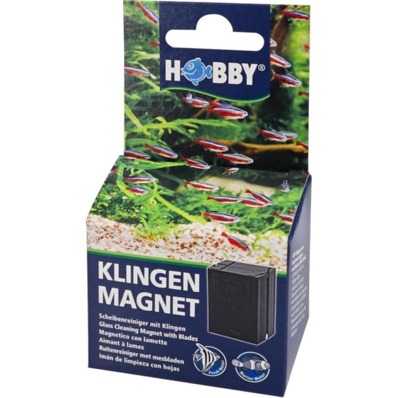Hobby Aimant à lames - Nettoyeur de vitres daquarium avec lames