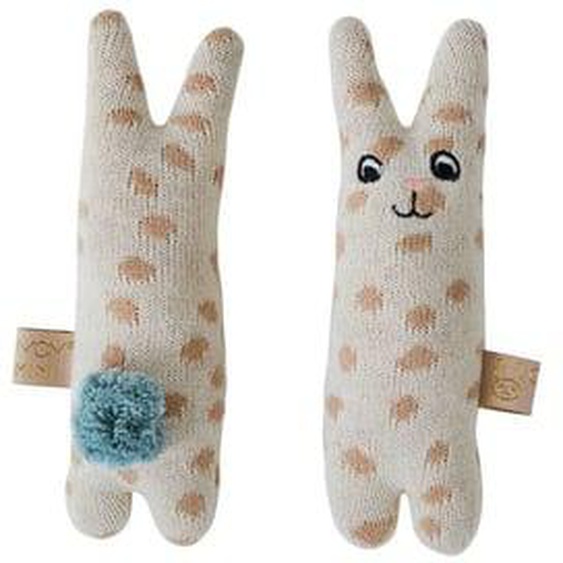 Hochet en coton et polyester
