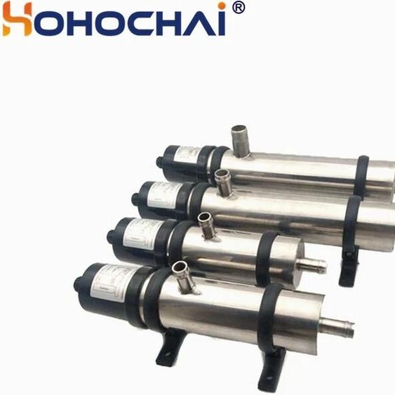 hohochai Chauffe-eau à circulation automatique en acier inoxydable, Thermostat de moteur, préchauffeur, pièce pour groupe électrogène Diesel 1000w-4000w, 240V/120V en option