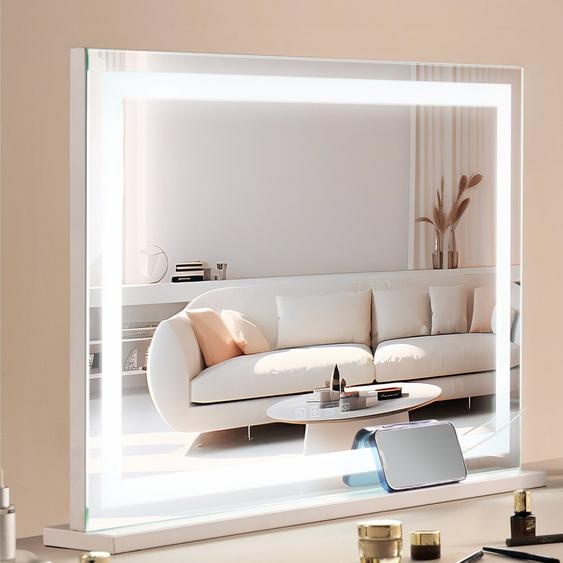 Hollywood miroir de maquillage avec Bluetooth - 3 couleurs - USB miroir de maquillage - 797x547mm