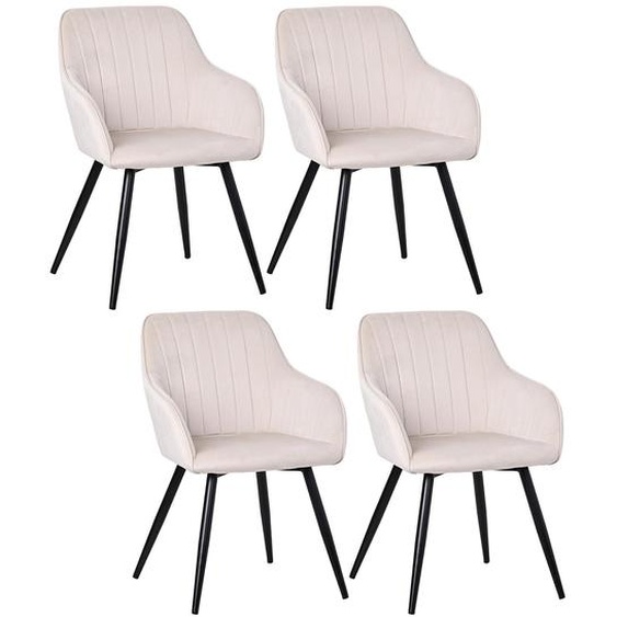 HOMAVO Chaises de salle à manger (lot de 4) | Chaise de salle à manger, chaise de bureau, tabouret, chaise de bureau