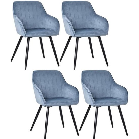 HOMAVO Chaises de salle à manger (lot de 4) | Chaise de salle à manger, chaise de bureau, tabouret, chaise de bureau
