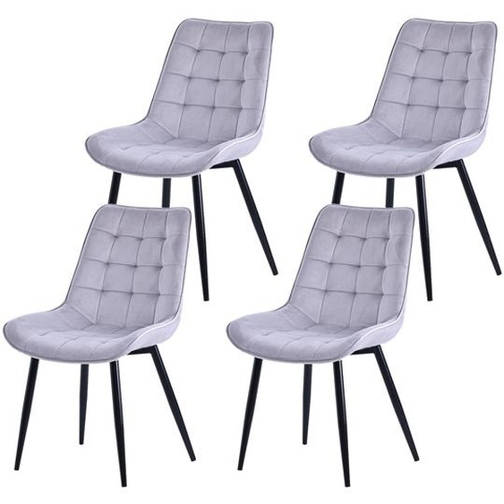 HOMAVO Chaises de salle à manger (lot de 4) | Chaise de salle à manger, chaise de bureau, tabouret, chaise de bureau