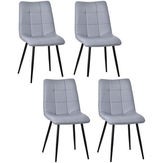 HOMAVO Chaises de salle à manger (lot de 4) | Chaise de salle à manger, chaise de bureau, tabouret, chaise de bureau