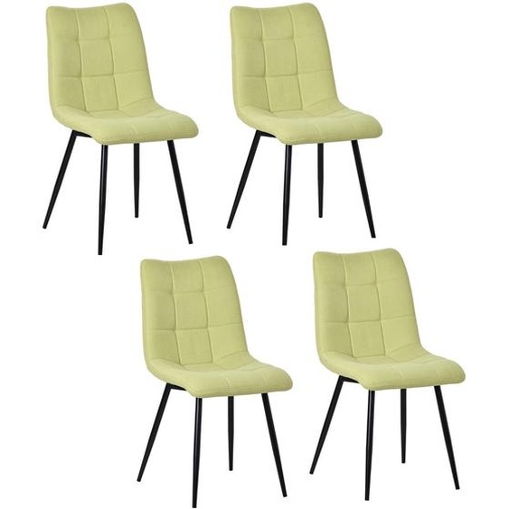 HOMAVO Chaises de salle à manger (lot de 4) | Chaise de salle à manger, chaise de bureau, tabouret, chaise de bureau