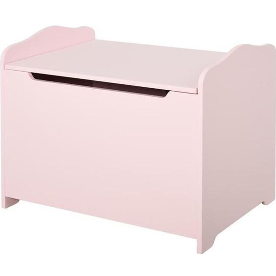 HOMCOM - Boîte de rangement pour enfants - MDF - 60x40x48cm - Rose