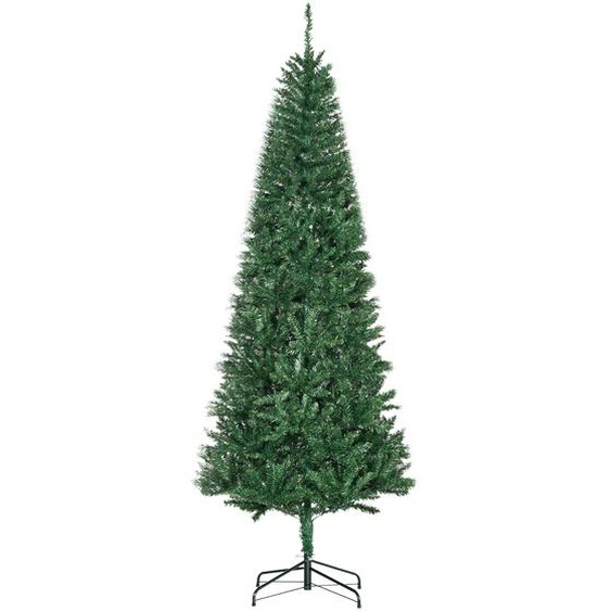HOMCOM Sapin de Noël Artificiel 210H cm 865 Branches épines Imitation Nordmann Grand réalisme Vert