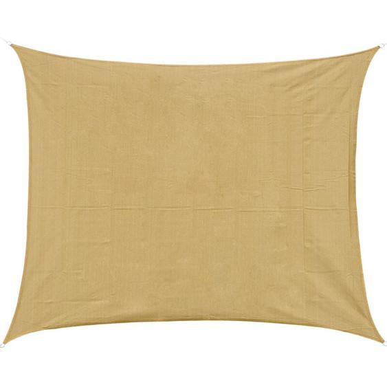 Voile dombrage rectangulaire 4x6m toile solaire taud de soleil sable