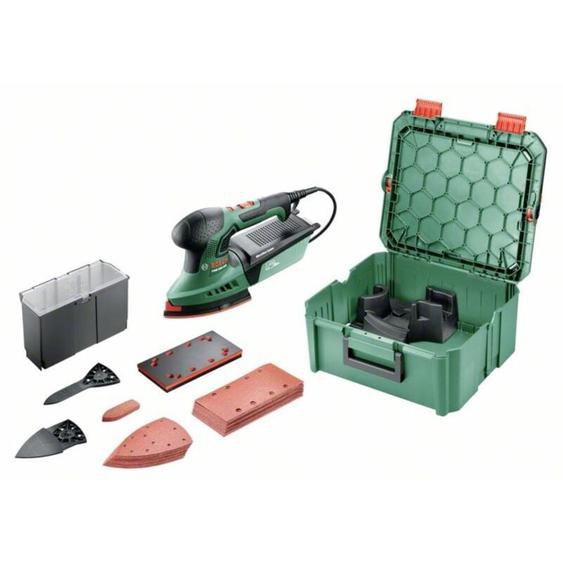 Home and Garden psm 200 aes + SystemBox 06033B6002 Ponceuse multi 200 w 92 x 182 mm - Bosch