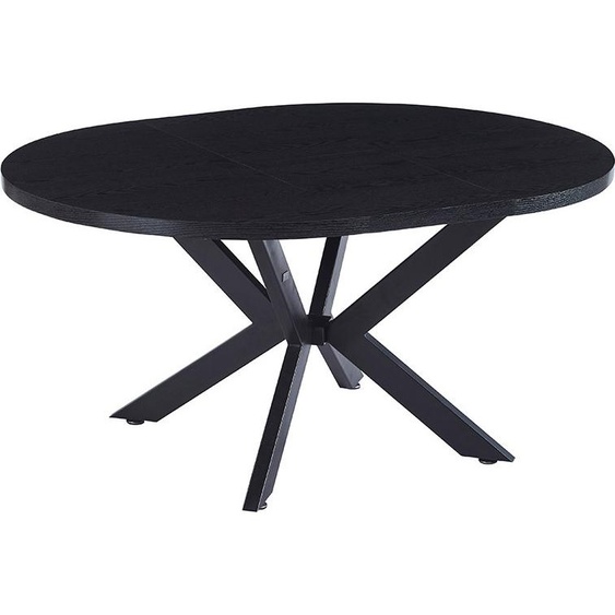 Home Deluxe - Ensemble de table à manger AVENTI avec 8 chaises 4 chaises ARIA Velours vieux rose Couleur : Light Oak, Dimensions : 120-160 x 76 x 12 cm, pied en étoile I Ensemble de table à rallonges Meuble de salle à manger