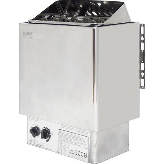 HOME DELUXE Poêle à sauna KIVA - 8 KW I acheter poêle à sauna, poêle à sauna électrique, poêle à sauna avec poêle à sauna pas cher, poêle à sauna pour sauna à domicile, poêle à sauna avec pierres