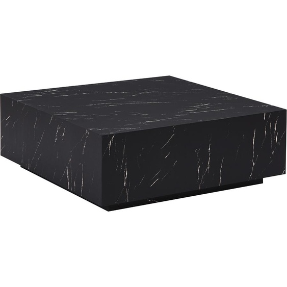HOME DELUXE - Table basse Amiri XL - Couleur : noir, dimensions : 95 x 95 cm, plateau en MDF, déjà montée I Table de salon Table dappoint Table basse