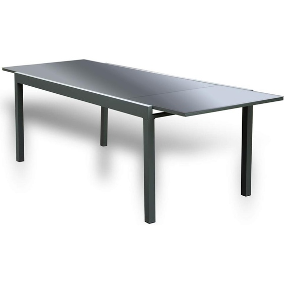 HOME DELUXE - Table de jardin SOL - extensible rapidement 180 - 240 cm, en aluminium