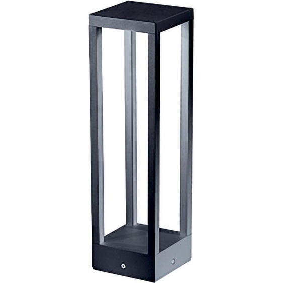 Home Pole - Poteau De Jardin Led À Fixer Au Sol - Veilleuse Chaude 3000K 230V 15W 1590Lm Zafferano - Gris Foncé