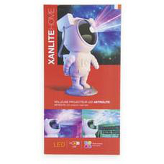 Home - Veilleuse projecteur LED Astrolite blanche, filaire USB, câble 100cm
