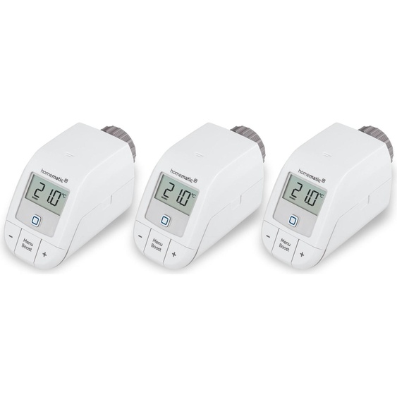 HOMEMATIC IP Smart Home 153412A0, Thermostat de radiateur Basic, 3 pièces